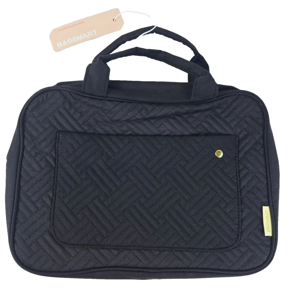Bagsmart Bonchemin Black The Space Saver Toiletry Bag NEW